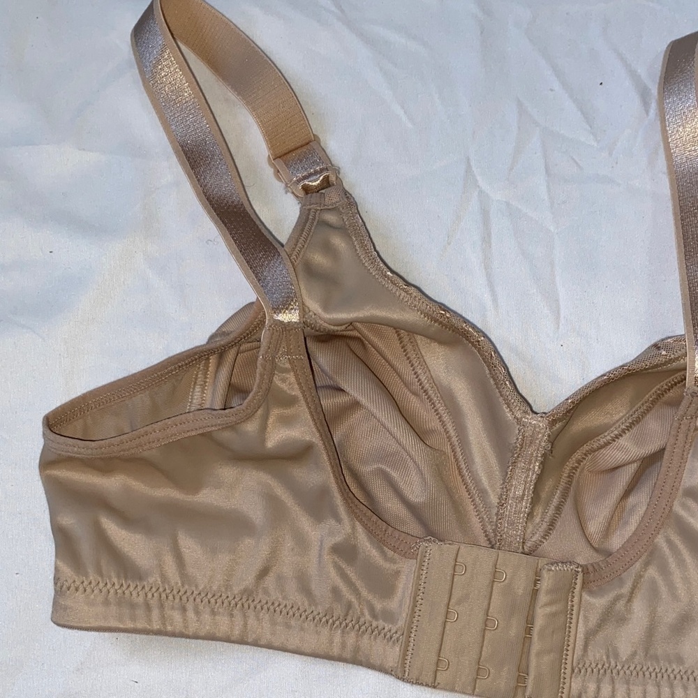 Bali Light Brown Lace Accent Bra - Picture 5 of 15